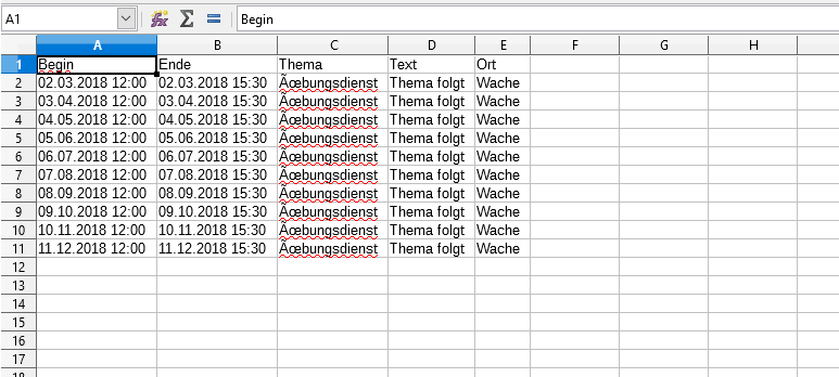Termin-Import über eine CSV-Kalender Datei - FAQ - DIVERA 24/7